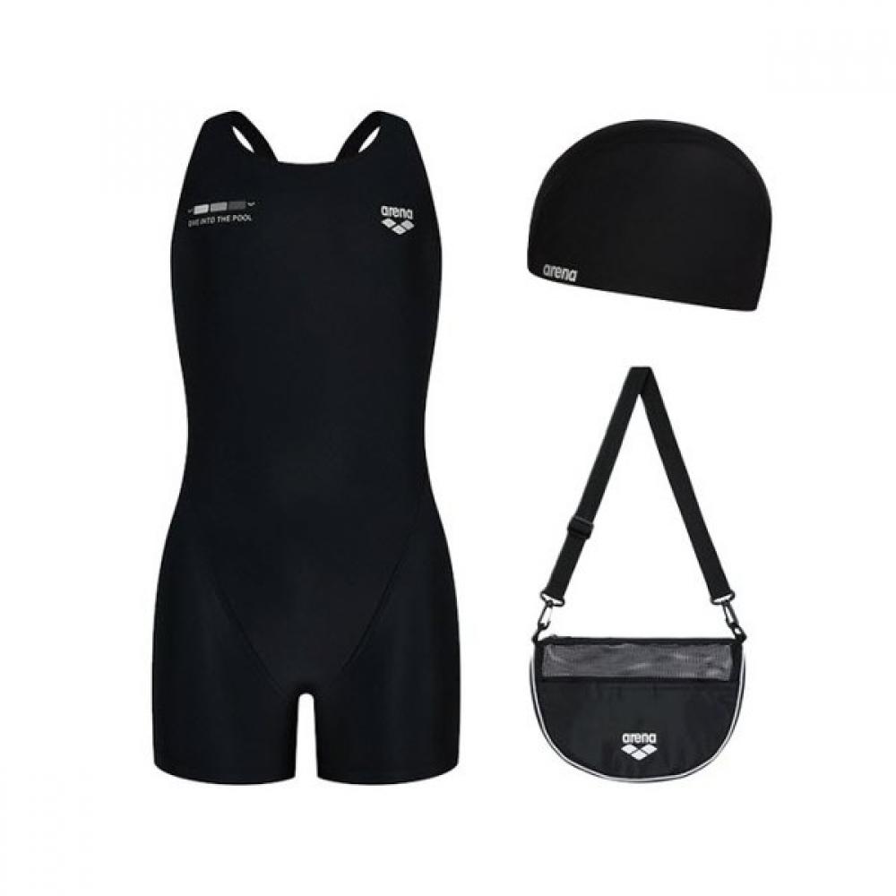 

Arena Girls Monofull 3 Part Swimsuit Kit A6sg1kg01 Blk blacks/85