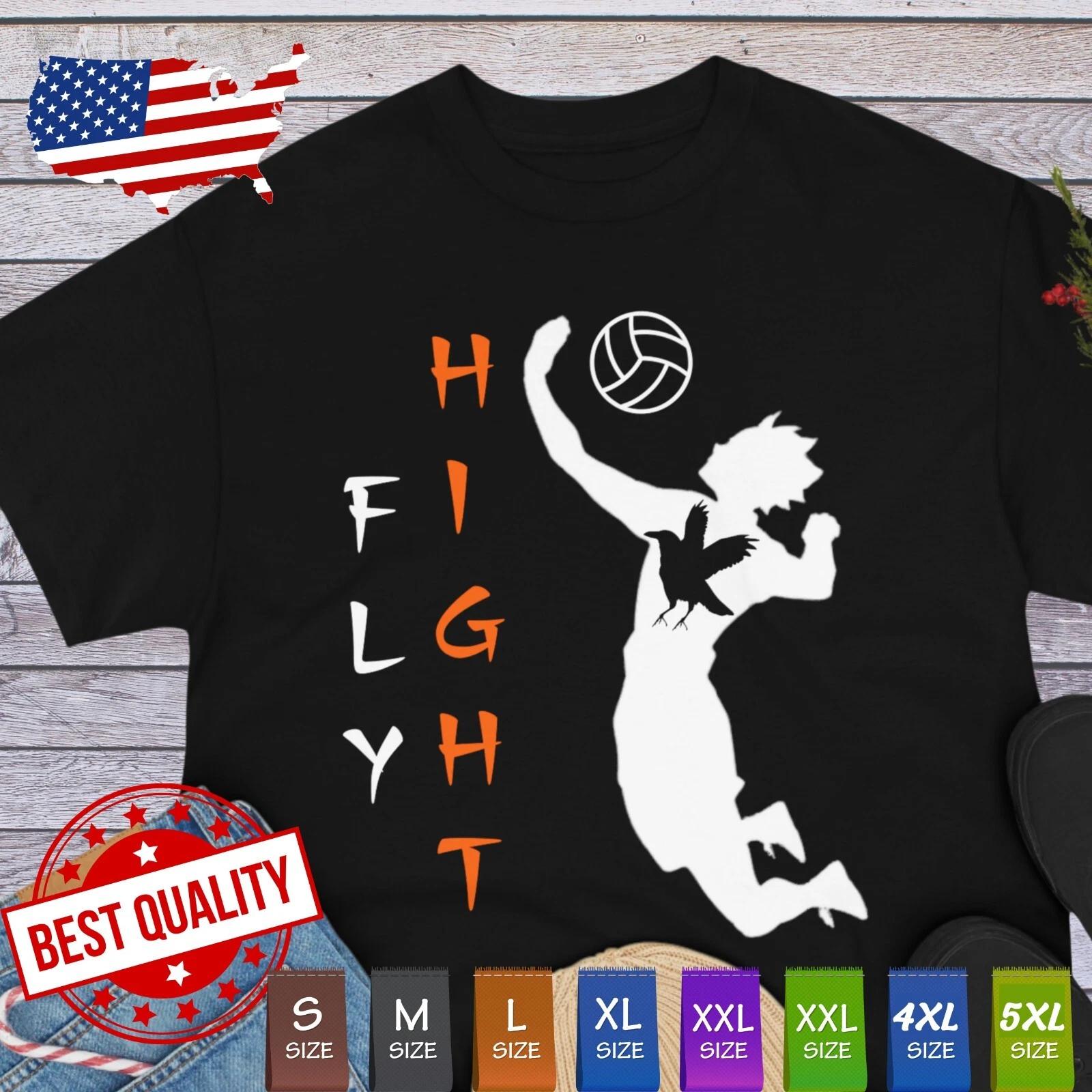 

Voleyball Haikyu Hinata Tee Crow Japan 90s Anime Lover Shirt Manga Cosplay Otaku XL