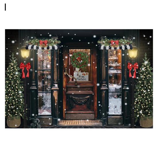 Gobelin świąteczny Przezroczysty nadruk Cukierkowy Miękki Jasny Zimowy Kolor Dekoracyjny Ręcznie Robiony Sklep Wzór Tło