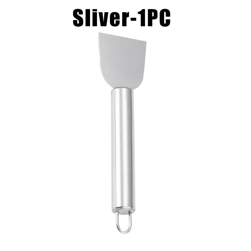 Stainless Steel Multi-Purpose Scraper Spatula - For Tile, Floor, Glass Deglue & Kitchen Refrigerator Cleaning Tools