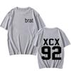 Charli XCX Brat Harajuku Print Women TShirt Street Korean Short Sleeve Summer Cotton Punk Tops Sudaderas Comfortable Clothes
