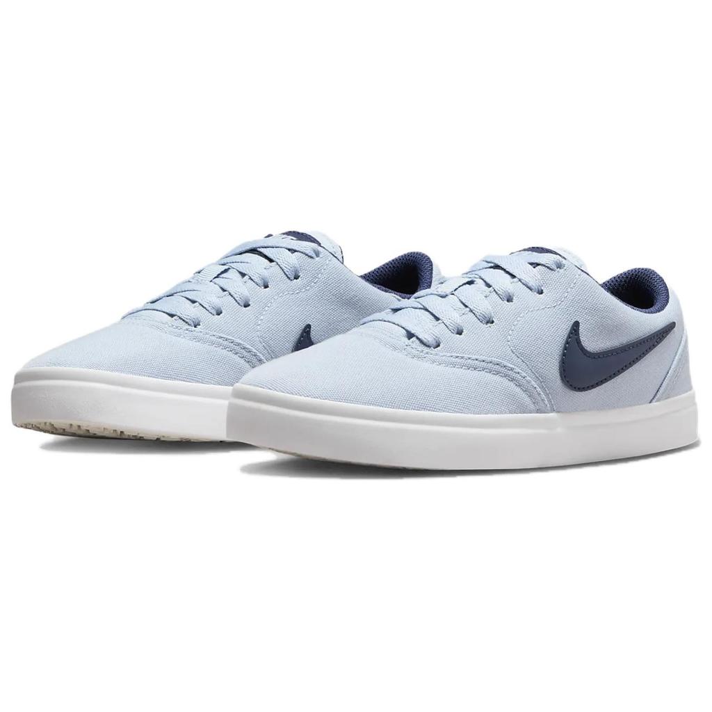 Nike Check Canvas SB GS Light Armory Blue Kids Sneakers White Midnight-Navy 905373-407