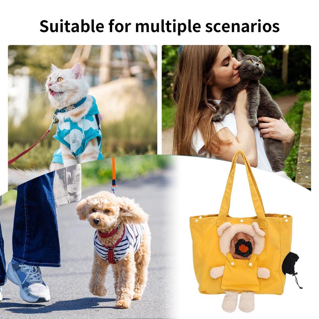 Pet Carrier For Cat Soft Shoulder Bag With Ventilation Hole Portable Dog Cat Carrier Bag For Puppy Kitten Small Pet Outdoor