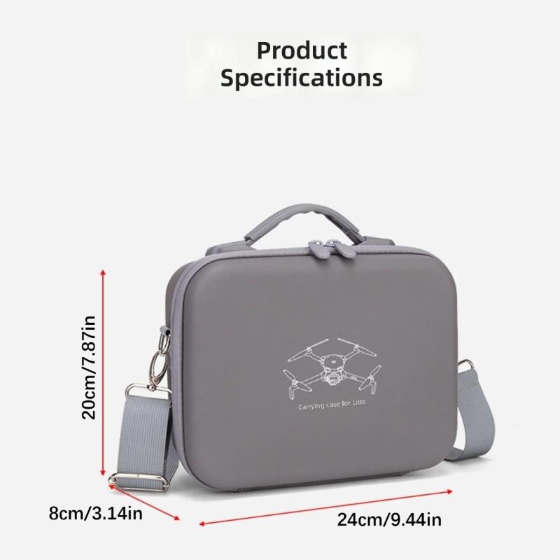 Portable Carrying Case Hard EVA Storage Shoulder Bag Remote Controller Battery Handbag for Lito 1/Lito X1 Drones