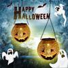 Outdoor Waterproof Wrought Iron Halloween Pumpkin Lantern