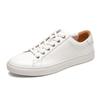 Little White Shoes Men's New Style Leather Breathable Versatile Men's Casual Shoes Sports Board Shoes Men's Shoes