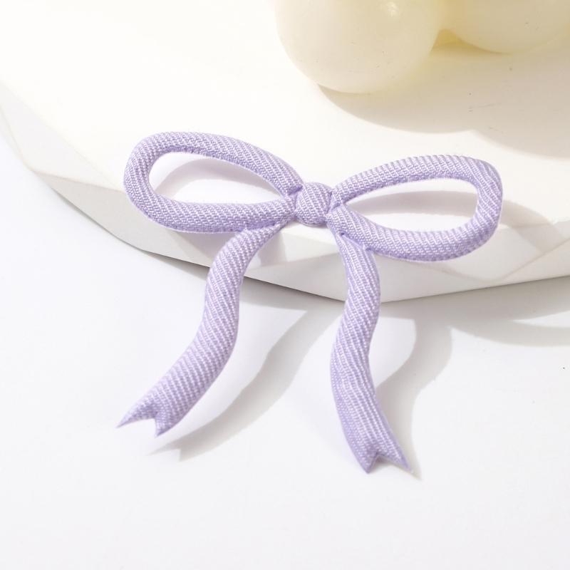 Polyester Craft Bows For DIY Hair Accessories Clothing Decors Material Easy To Attach Without Tools