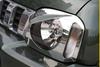 Silver Headlight Covers for Suzuki Jimny JB23 with Angry Chrome Set of 2 (MBK) (2007-2017) ABS, Eyes, Silver,