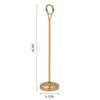Cute Stainless Steel Round Photo Clip Elegant Note Clamp Stand  Restaurant Table