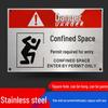 Restricted Space Entry Permit Sign