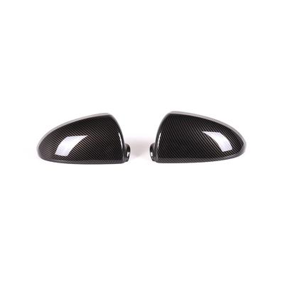 Hcilloend Carbon Fiber Door Mirror Covers for the New Smart Side Mirror Left and Right Easy Exterior Custom Car Supplies Mercedes-Benz (2009-2015),