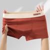 Large Size Men's Spring and Summer Cotton Anti Bacterial Breathable Youth Flat Angle Underwear