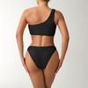 Women's One-shoulder Bikini Two-piece Swimsuit For The Beach