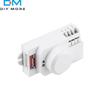 5.8GHz AC 85V-250V Microwave Radar Sensor Switch Body Motion Detector For LED Light Sensors Switches