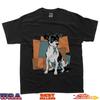 Funny Rat Terrier Puppy Dog Abstract Art Cartoon T-Shirt