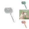 Press Type Cat Dog Pet Hair Comber With Spray Function For Fur Removal And Grooming