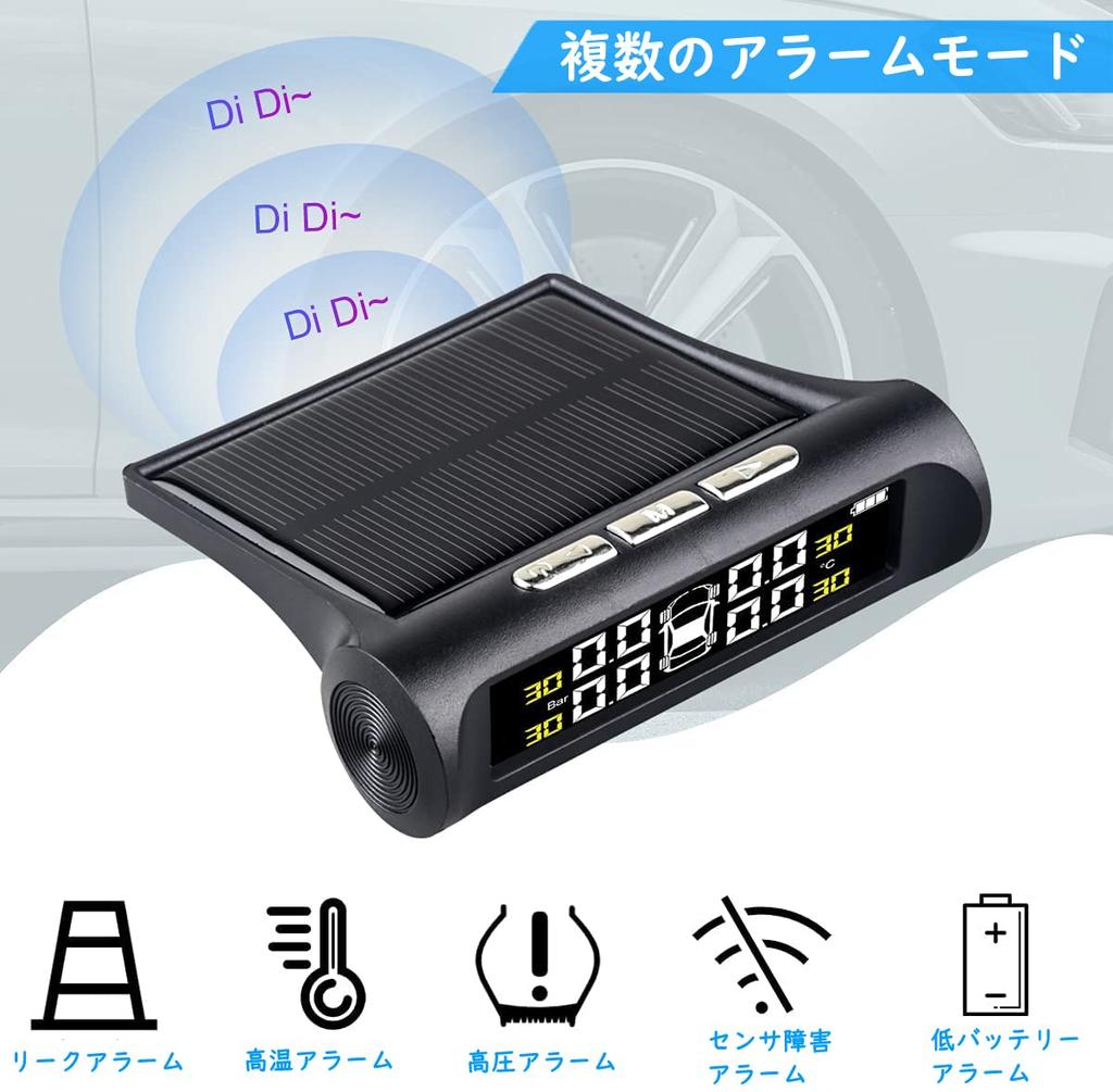 Tire Pressure Monitor, TPMS Tire Pressure Monitoring System, Tire Pressure Sensor, Real-time, Tire Pressure