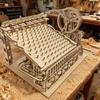 Kit de model mecanic din lemn DIY Set distractiv de construcție puzzle 3D Blocuri de construcție din lemn Îmbunătățește dexteritatea manuală