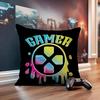Set Of 4, Pastel Video Game Controller Pillowcase For Boys Bedroom Gaming Room, Funny Sofa Couch Cushion Case Home Decor Gifts