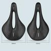 Ultra Lightweight Carbon Fiber Bicycle Saddle Road Mountain Bikes Comfort Ergonomic Seat Pad
