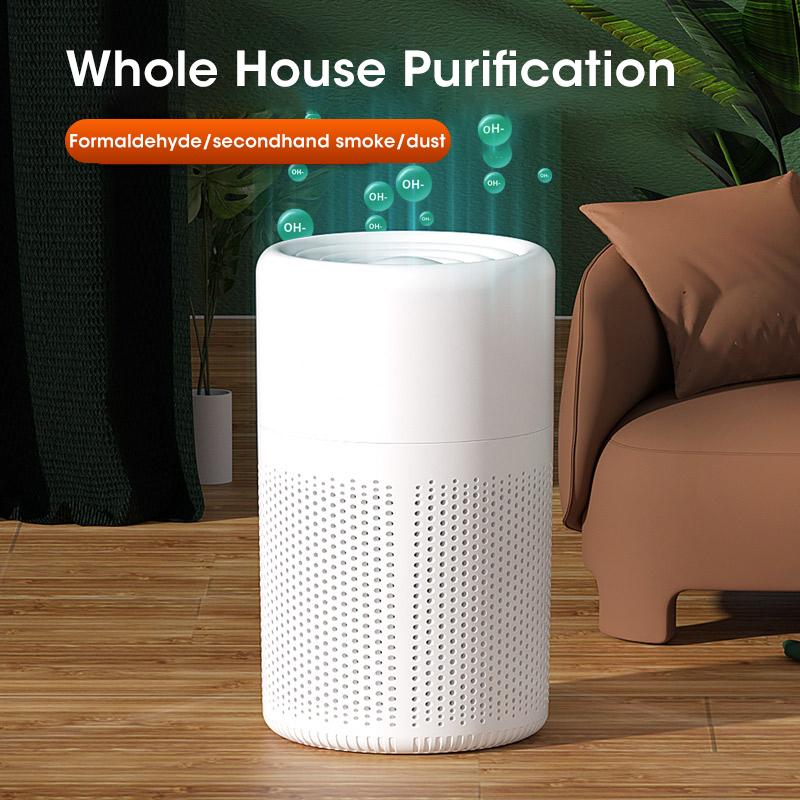 Purificatore d'aria da scrivania Mini Purificatore d'aria portatile Pulitore d'aria per la casa con filtro HEPA Deodorante Rimuovi odori Purificatore d'aria