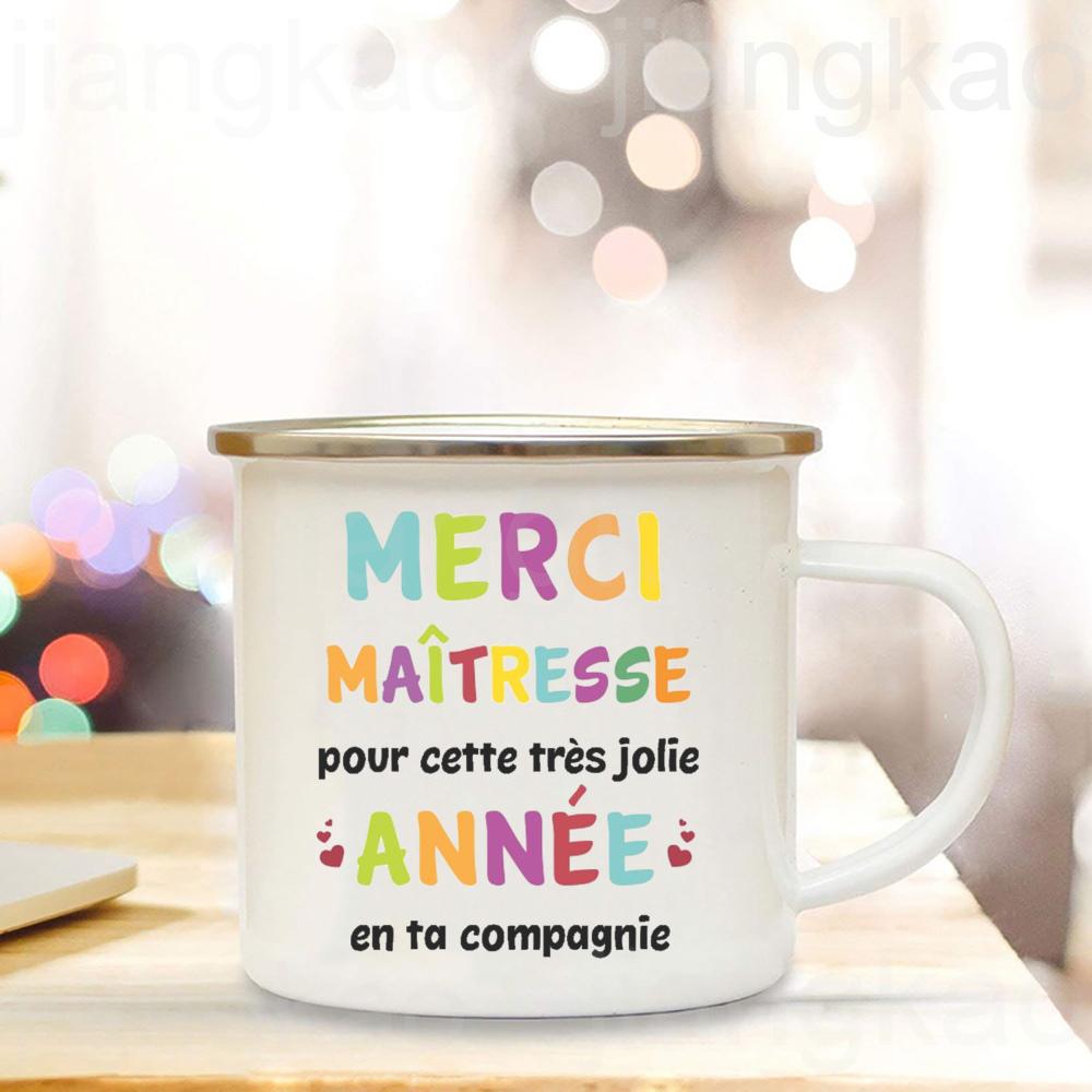 Thank You Teacher for This Wonderful Year Spent with You Print Mug Coffee Cup Drinks Camping Mugs Teacher's Day Gift for Teacher