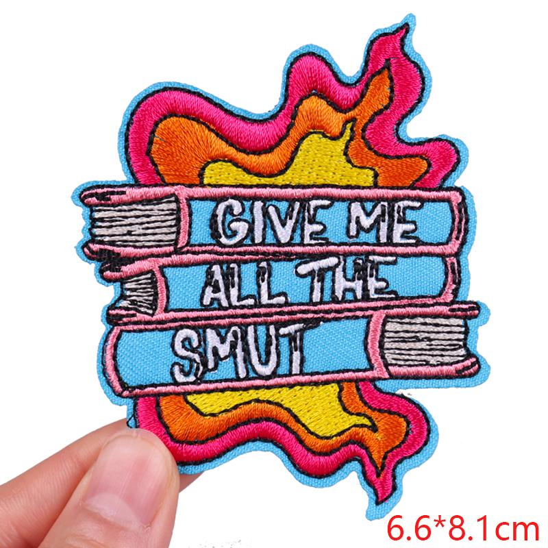 Jackets Diy Cartoon Patch Letter Embroidery Patch Iron On Patches For Clothing Thermoadhesive Patches On Clothes Sew Stickers