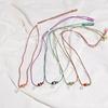 Bohemian Ceramic Fish Pendant Necklaces For Women Colorful Rope Adjustable Choker Necklaces Beach Jewelry Accessories