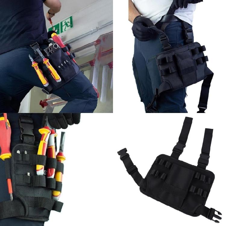 Tool Pouch with Belt Clip Tool Bag for Leg Pocket Pouch Tool Holders for Electrician Automotive Cellphone Holders