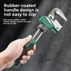 Right-Angle F-Type Wrench Plumbing  Wide Jaw Opening Adjustable Universal Torque Spanner Plumber Auto Repair Tools
