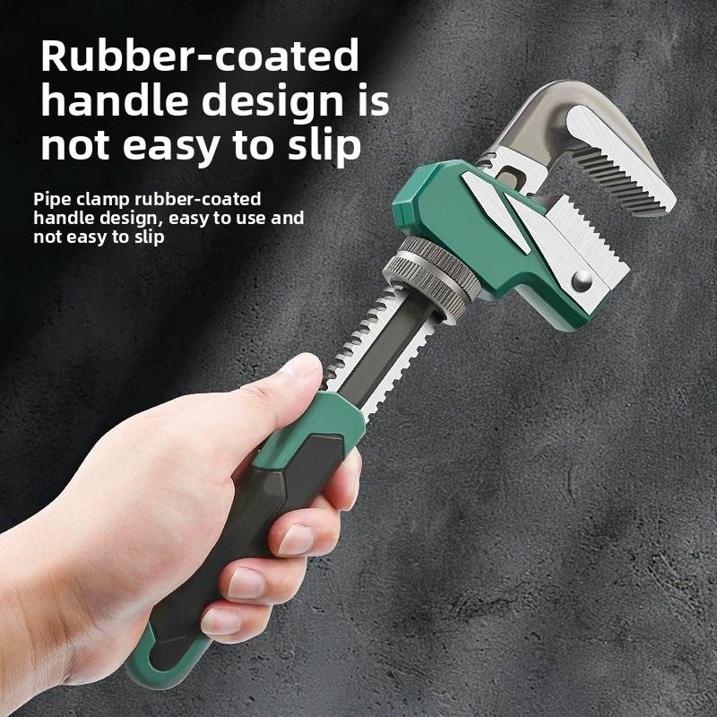 Right-Angle F-Type Wrench Plumbing  Wide Jaw Opening Adjustable Universal Torque Spanner Plumber Auto Repair Tools