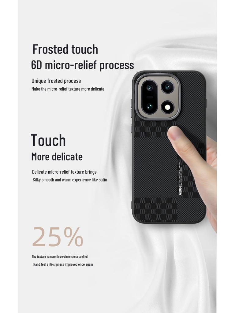 OnePlus Ace6 Phone Case with Built-in Magnet - Soft, Full Coverage, Anti-Fall Protection for OnePlus15.
