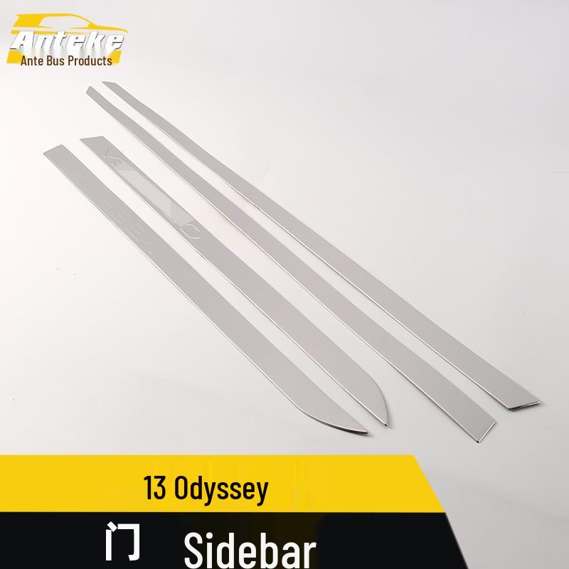 13 Odyssey Door Side Strip: Anti-Scratch Bright Trim Sticker for Body and Bumper