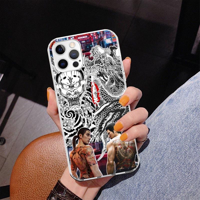 Yakuza 0 Game Phone Case For iPhone 13 12 Mini 11 Pro Max XS XR X SE 7 8 Plus 5S 5 6S 6 Gift Print Cover Fundas