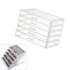 Elegant Acrylic Makeup and Jewelry Drawer Organizers Beauty Container with Multi Layer Design for Home and Vanity Use
