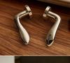 BAGB Silent Luxury Wooden Bedroom Door Handle Lock