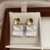 Simple Geometric Cold Wind Stud Earrings Unique Earrings Niche Design Sense High Sense Fresh Earrings