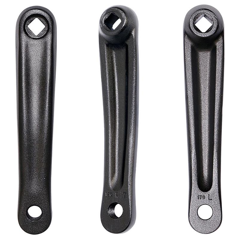 Professional Light & Right 170mm Bike Crank Arm Aluminum Alloy Single Speed Crankset for Bicycle Mountain Road Bikes