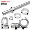 1Pcs 6-30mm Dia Fixed Locking Limit Ring Stop Screw Type Aluminum Alloy Shaft Collar Retaining Ring Retainer Locator Hardware