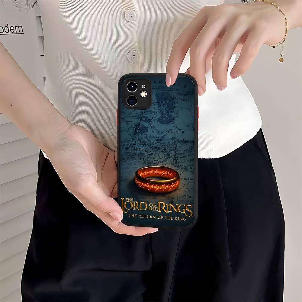 The Lord Of The R-Rings Phone Case For IPhone 16e 16 15 14 13 12 11 Pro Max X XS MAX Plus Spuerstar Matte Cover