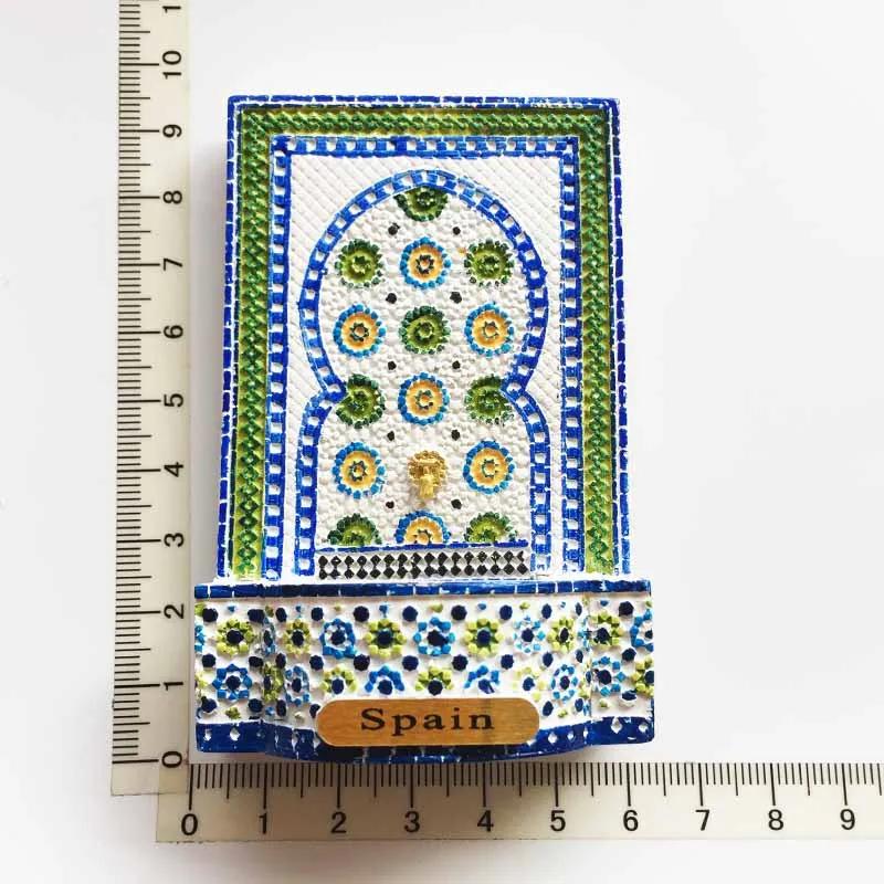 

Spain Tourist Souvenris Fridge Magnets Toledo Barcelona the Sagrada Família Valencia Fridge Stickers Home Decor Birthday Gifts