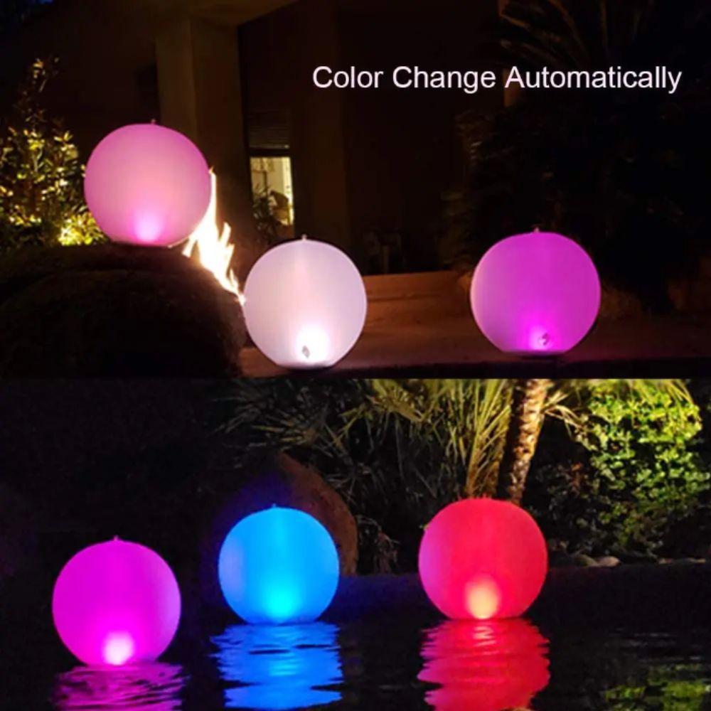 Remote Control Inflatable LED Ball 16 Colors LED Glowing Beach Ball Summer Parties