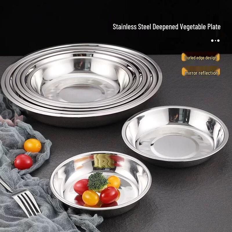 Uto 304 Edelstahl Rundteller