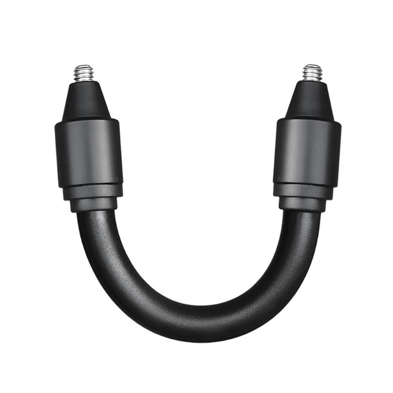 Universal 1/4 Inches Male To Male Flexible Screw Adapters Rod For DSLR Action Cameras Light Stands Phone Mounts