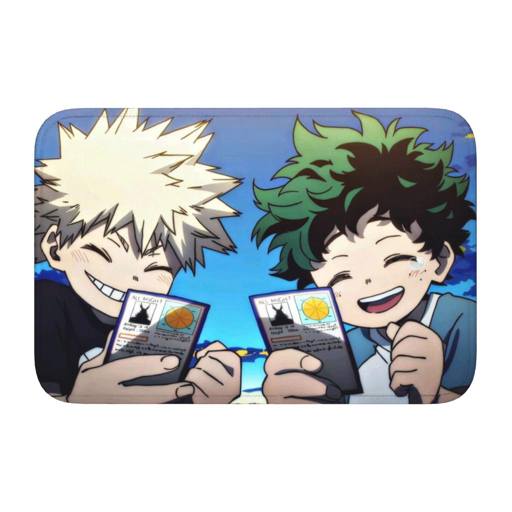 My Hero Academia Boden Tür Küche Badezimmer Matte Anti-Rutsch Innen Fußmatte Garage Wohnzimmer Eingang Teppich Fußmatte