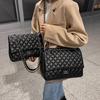 New Fashionable Textured Small Bag Women's Niche Tide Is Now Popular Diamond Chain Shoulder Messenger Bag