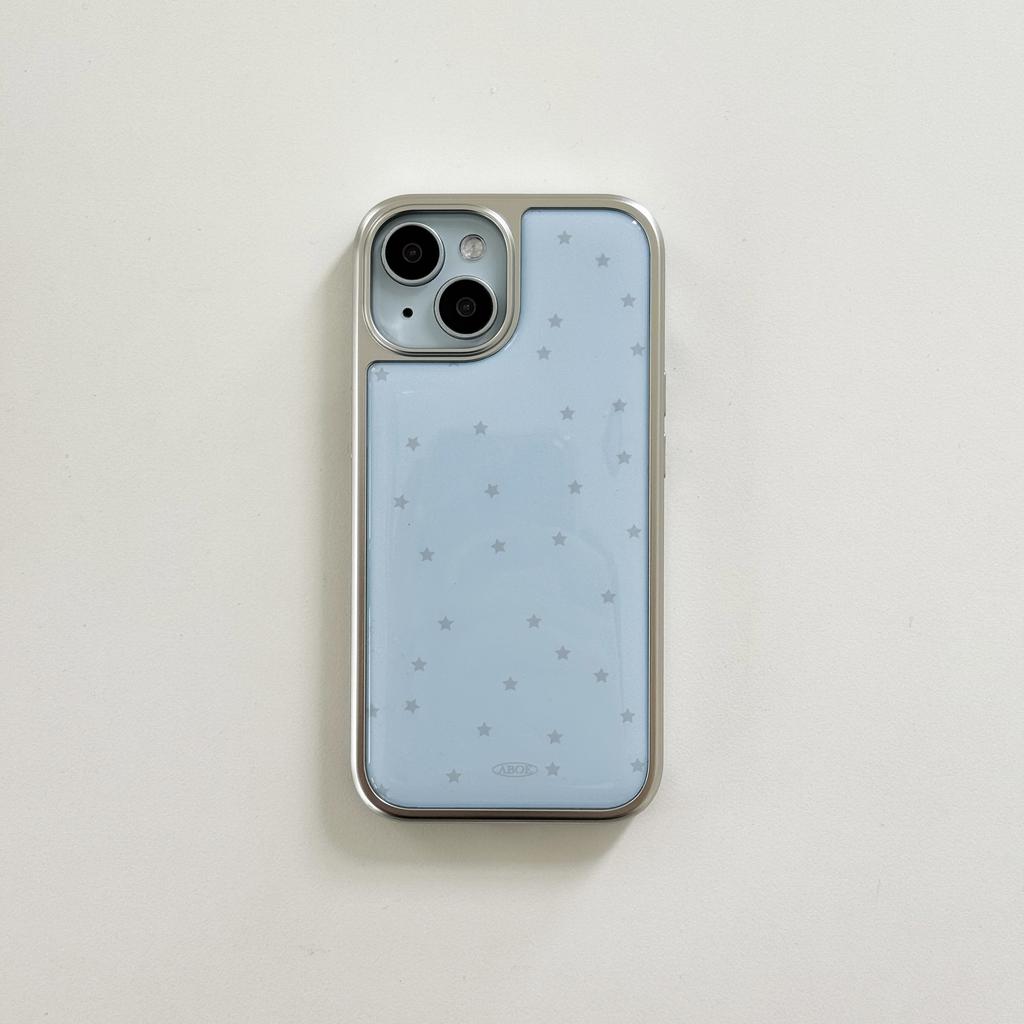 HOT Luxury Clmj BLUE STAR Phone Case for iPhone 17 16e 16 15 14 13 12 11 Pro Max X XR XSMAX 8 7 Air Plus Luxury Clear Soft