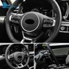 Real Hard Carbon Fiber Sticker for KIA K5 2020-UP Interior Accessories Car Steering Wheel Paddle Blade Shifter Sticker