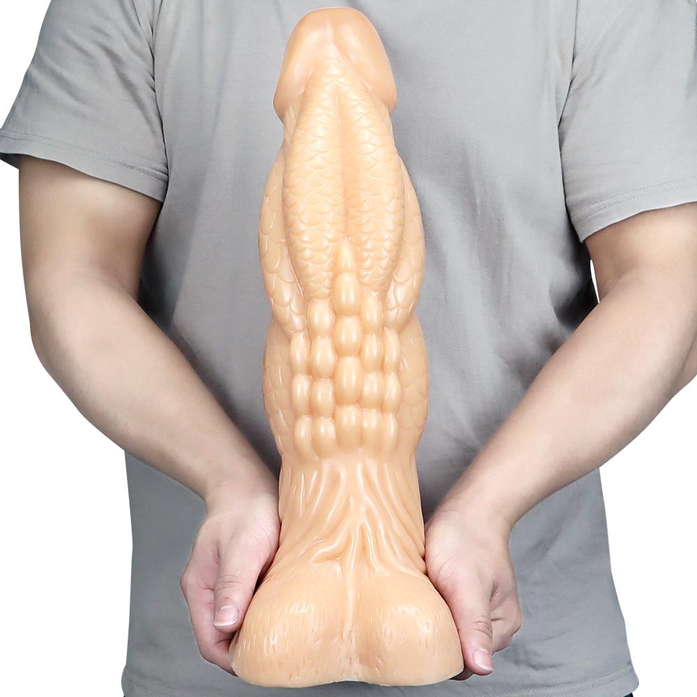 37cm Oversized PVC Dildos Butt Plugs Masturbators Fisting Strap on Penis Realistic Dick Big Cock Sex Toy