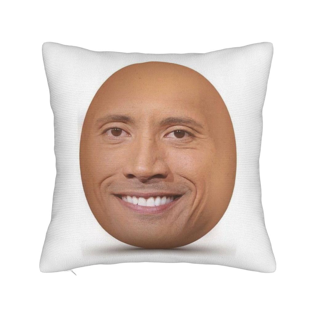 Domácí dekorace Kamenná tvář D-Dwayne vtipný meme Povlak na polštář Doplňky Potahy na polštáře Čtvercové Více velikostí